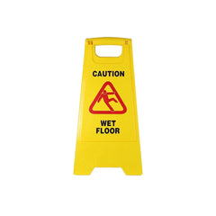 Wet Floor Caution Sign Board - Yellow - Slide 1