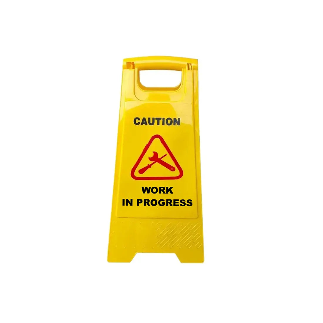 Work in Progress Caution Sign Board - Yellow