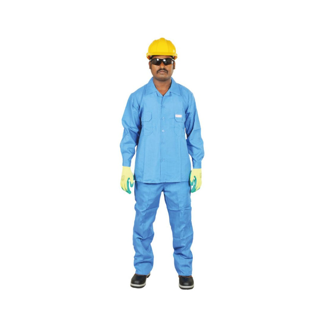 Workland 2PWL 35/65 Polycotton Pant & Shirt - Petrol Blue