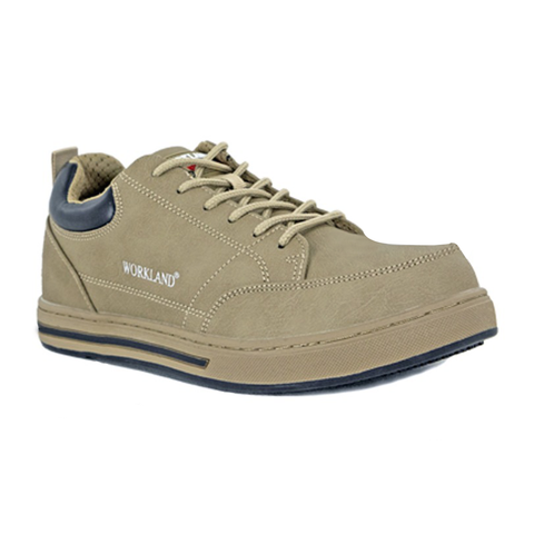 Workland CUD SBP Anti-Slip Low Ankle Safety Shoe - Beige