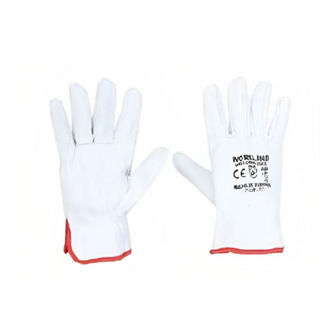 Workland DOJ Short Driving Gloves - White