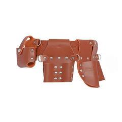 Workland GOF Premium Scaffolding Leather Belt with Multiple Tool Pockets - Slide 2
