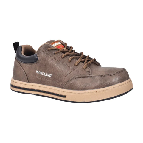 Workland HOF SBP Anti-slip Low Ankle Safety Shoe - Brown