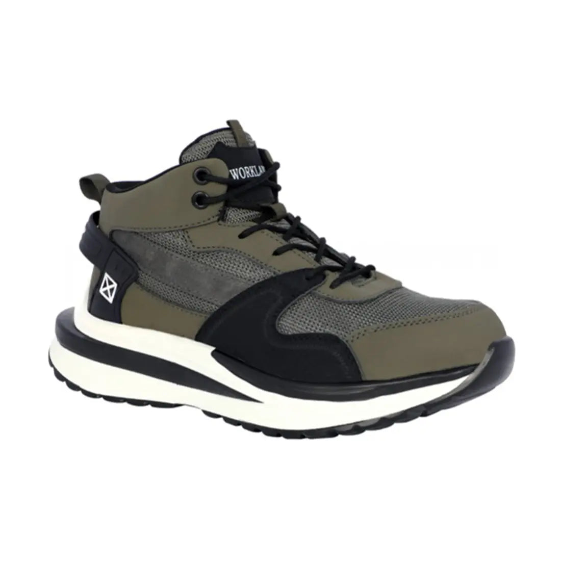 Workland HPM SBP Mid Ankle Safety Shoe - Olive Green