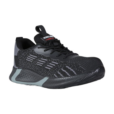Workland QNO Low Ankle Safety Shoe Non-Metal - Black/Grey