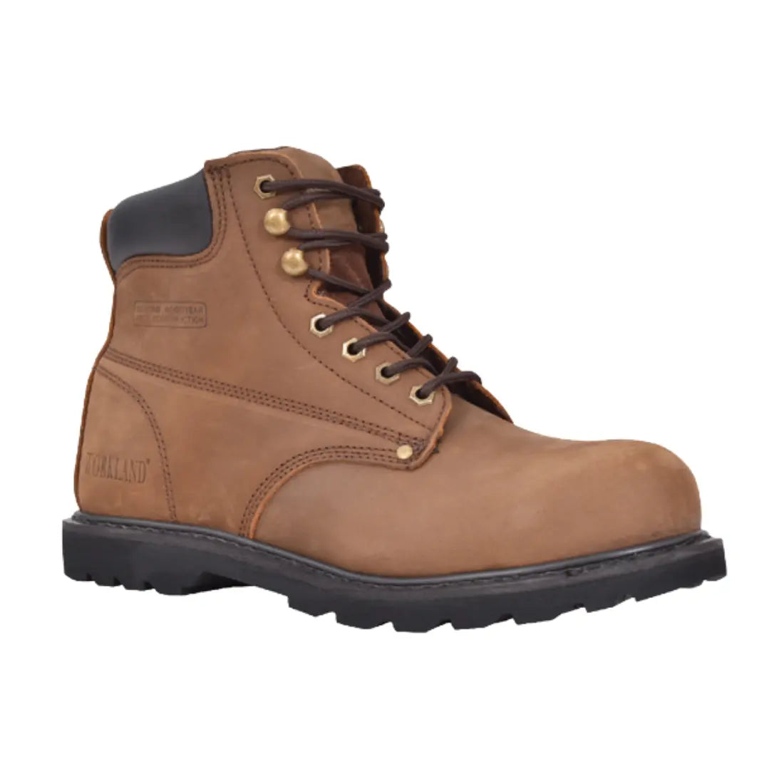 Workland SRG S3 7 inch High Ankle Safety Shoe - Dark Brown