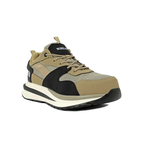 Workland UPI SBP Low-Ankle Protective Safety Shoes - Beige/Black