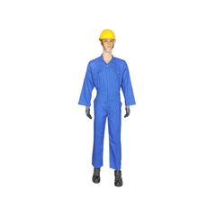 Workland W100 100% Cotton Coverall - Petrol Blue - Slide 2