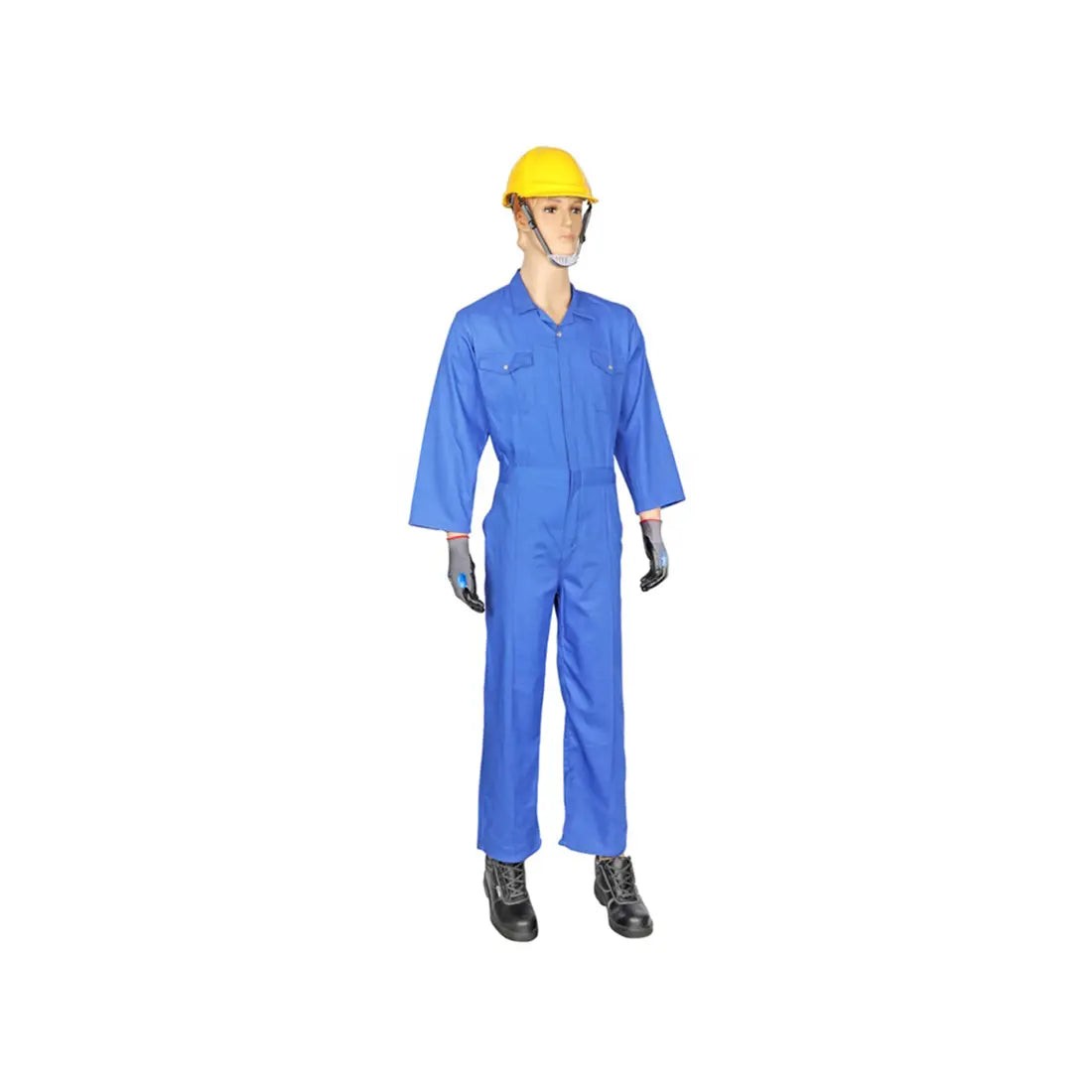 Workland W100 100% Cotton Coverall - Petrol Blue