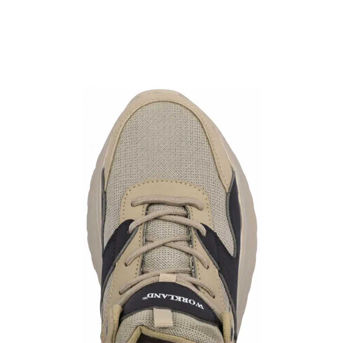 Workland YAK SBP Mid-Ankle Protective Safety Shoe - Beige & Black