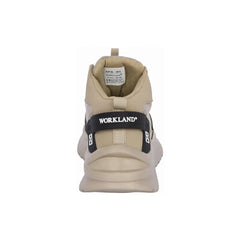 Workland YAK SBP Mid-Ankle Protective Safety Shoe - Beige & Black - Slide 5