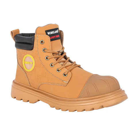 Workland HOY SBP High Ankle Non-Metal Safety Shoe - Honey