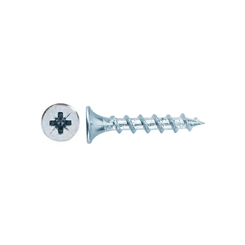 Zara Chipboard Screw CSK Head Zinc Plated 1 Box