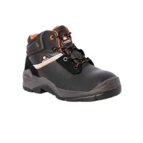 Zecchin NVM S3L HI CI SR Non-Metal High Ankle Safety Shoes - Black
