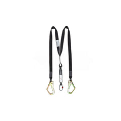 Zecchin UIX Full Body Harness with Shock Absorbing Double Lanyard - Black & Red - Slide 5