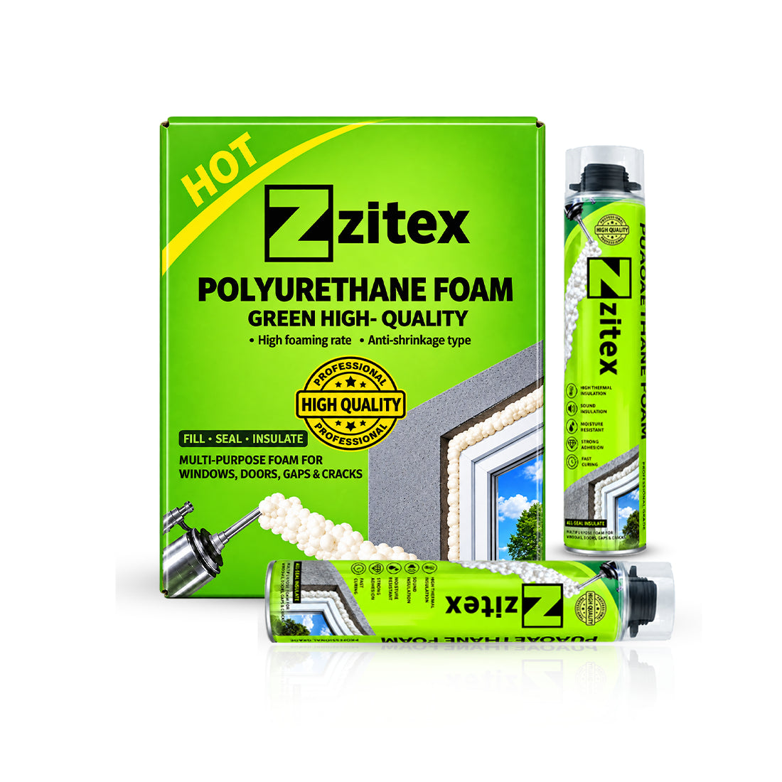 Zitex Multi Purpose PU Foam 750ml