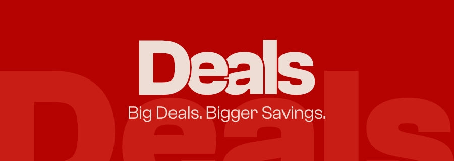 Deals banner with bold red background and the text 'Big Deals. Bigger Savings.' promoting discounts on Nqcart Dubai