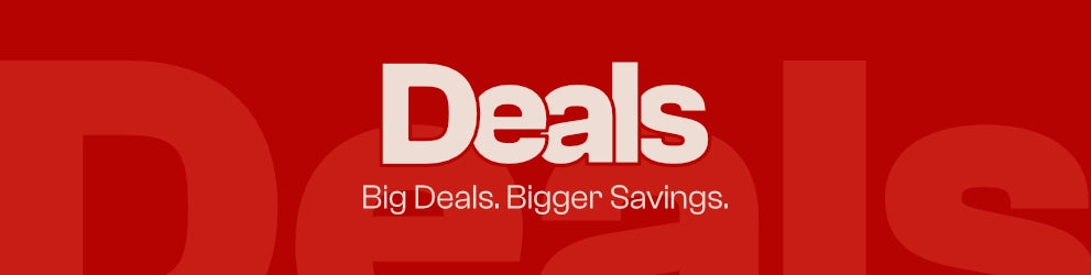 Deals banner with bold red background and the text 'Big Deals. Bigger Savings.' promoting discounts on Nqcart Dubai