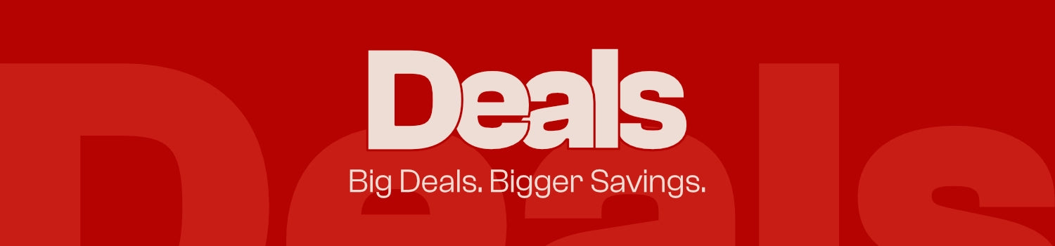 Deals banner with bold red background and the text 'Big Deals. Bigger Savings.' promoting discounts on Nqcart Dubai