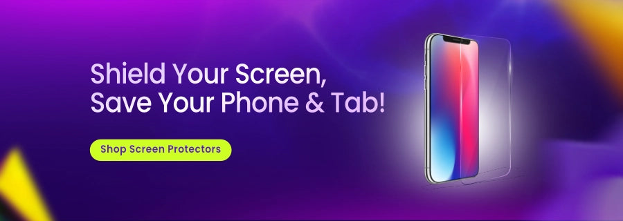Mobile Phone Screen Protector Banner