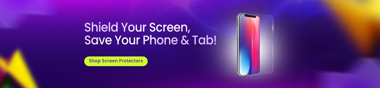 Mobile Phone Screen Protector Banner