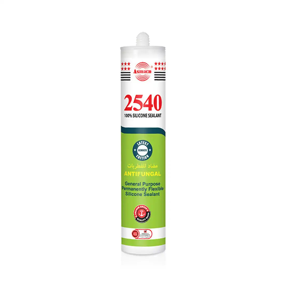 Asmaco 2540 Antifungal Silicone Sealant - Beige