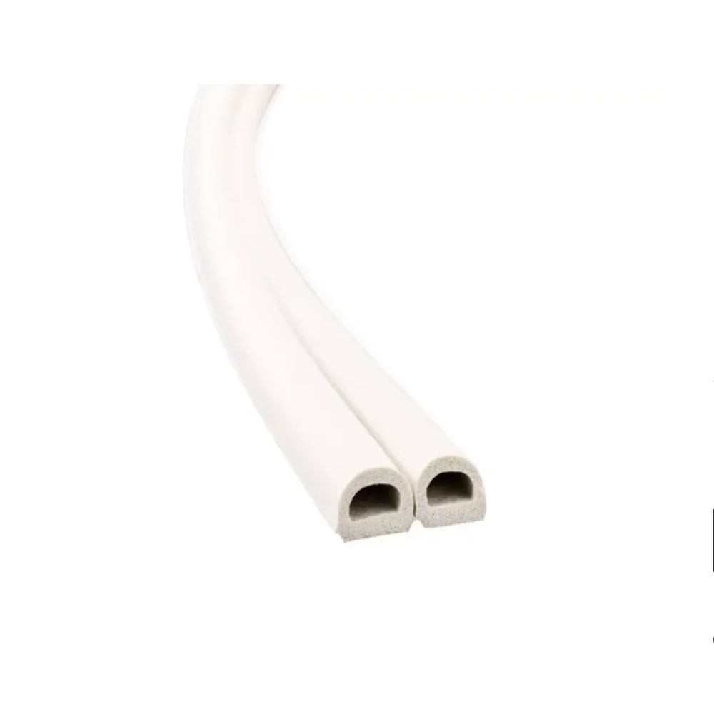 Beorol DBE6 Seal Strip D-Profile 6m - White