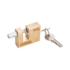 Beorol KB70 Solid Brass Box Padlock with Keys 70mm - Slide 1