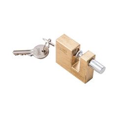 Beorol KB70 Solid Brass Box Padlock with Keys 70mm - Slide 2