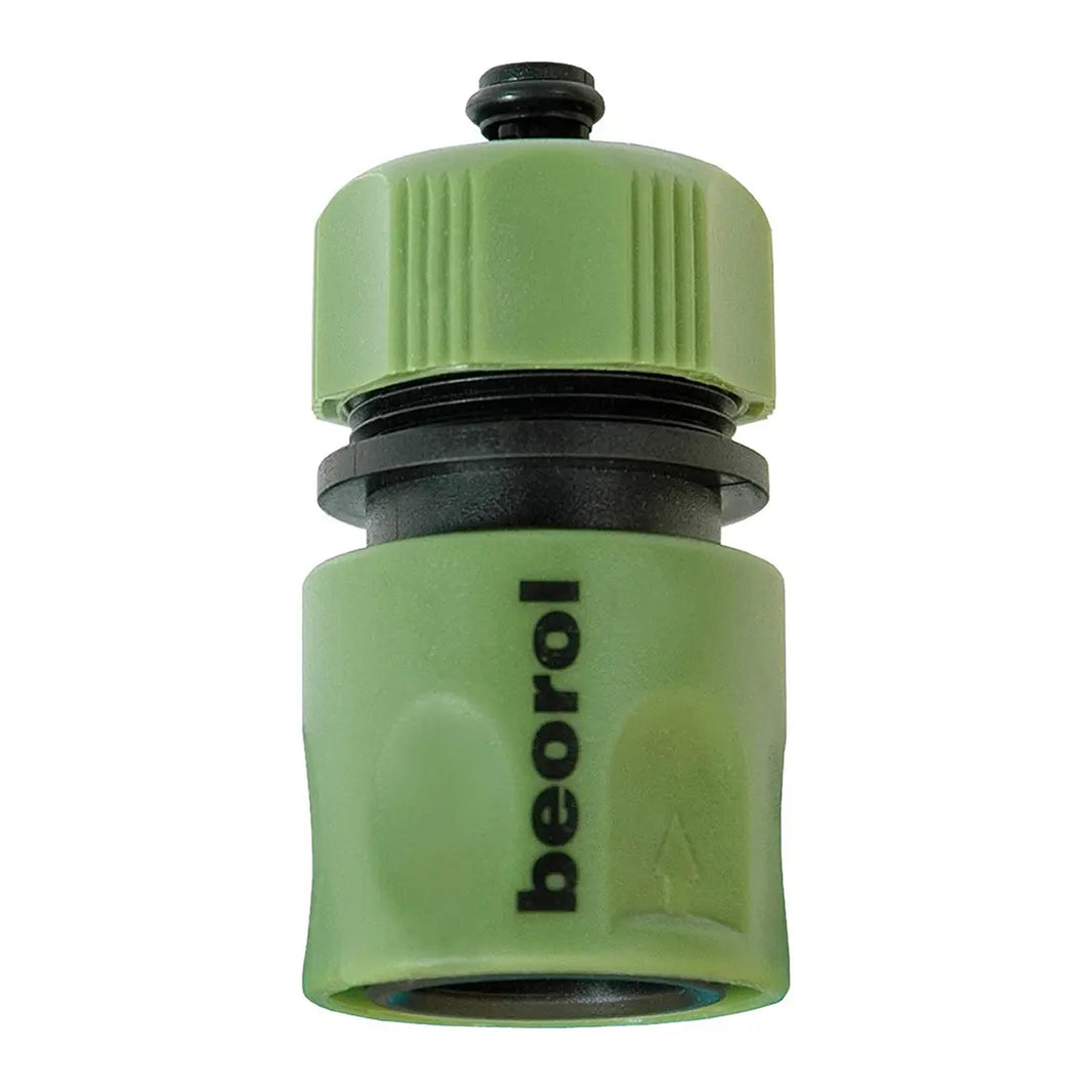 Beorol Plastic Hose Quick Connector with Water Stop 1/2"