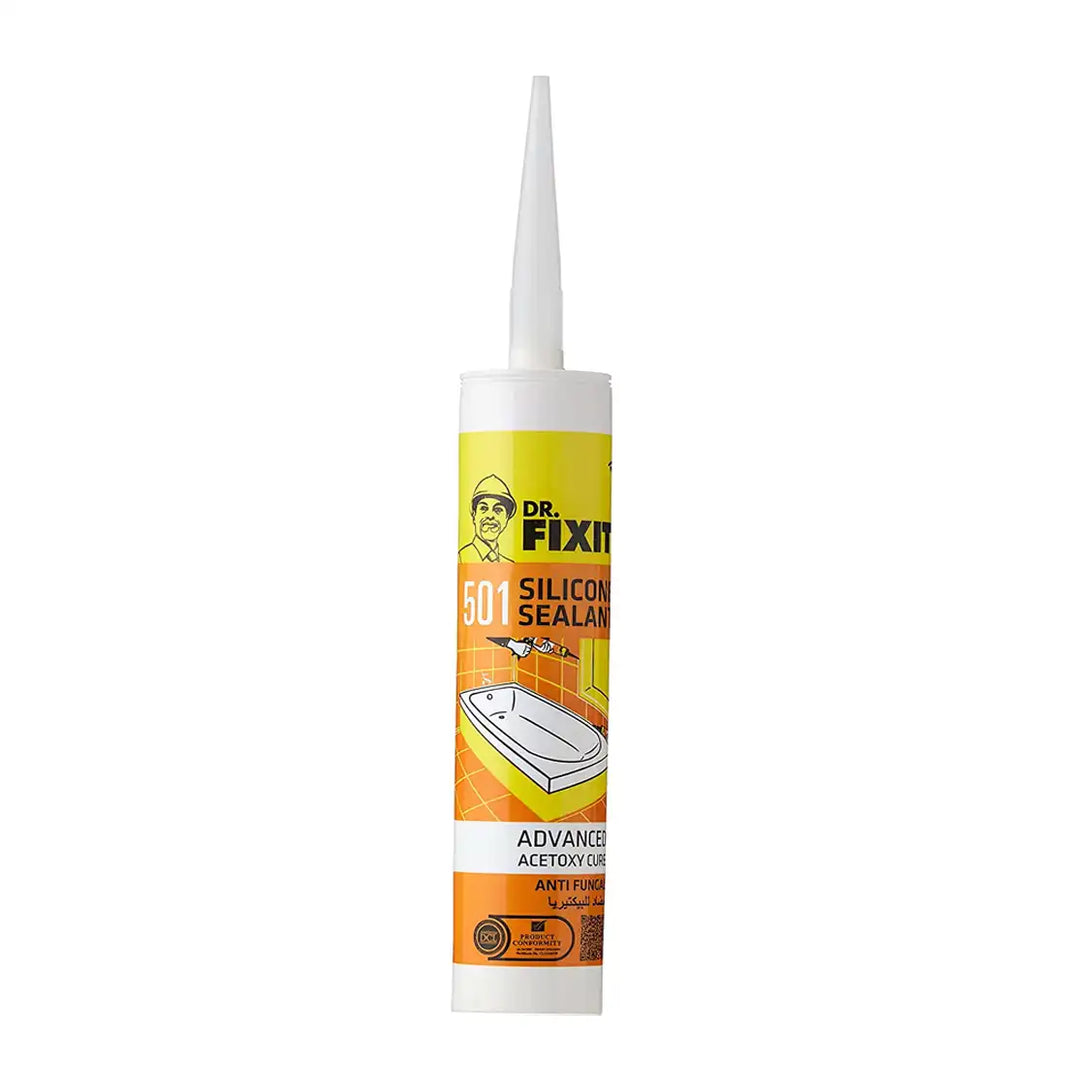 DR Fixit 501 Antifungal Silicone Sealant 280g White