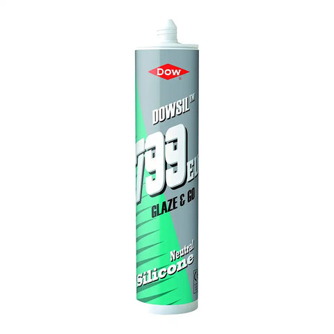 Dow Dowsil 799EU Neutral Silicone Sealant, 310ml - Clear
