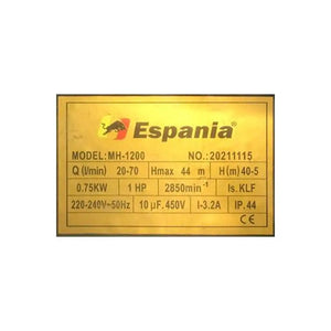 Espania MH1200 1HP Multistage Water Pump