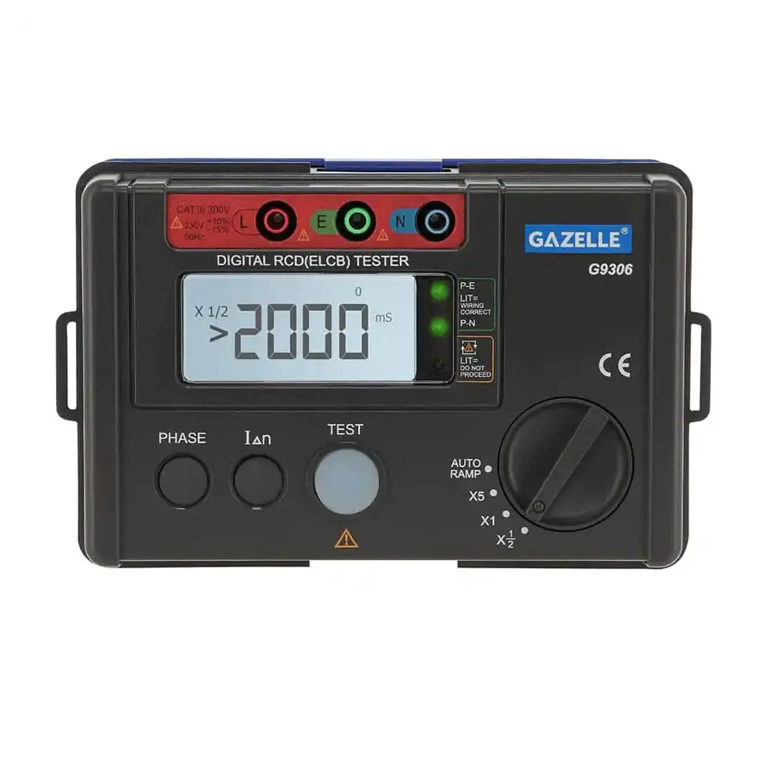 Gazelle G9306 Digital RCD-ELCB Tester