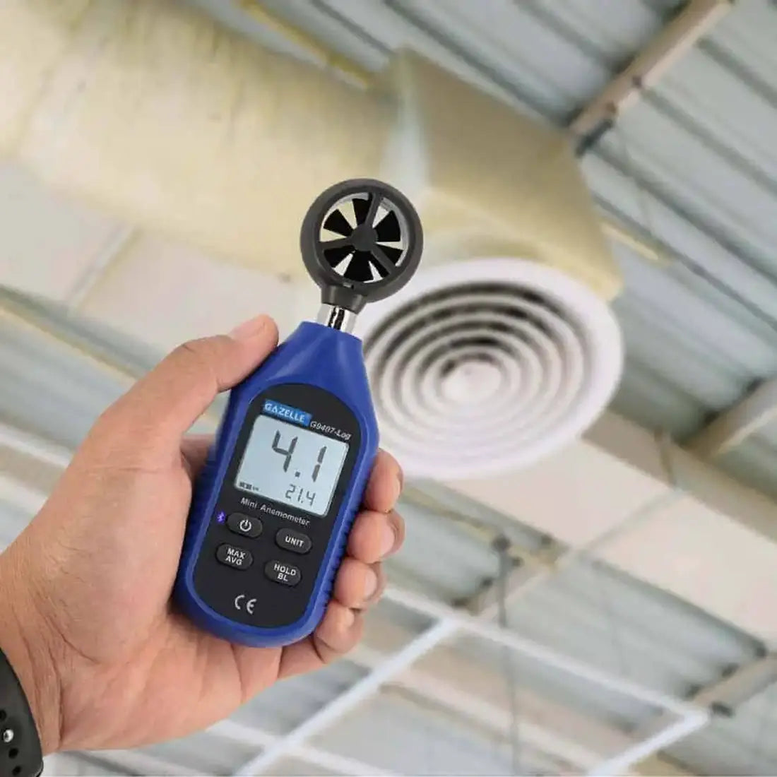 Gazelle G9407-Log Mini Handheld Anemometer