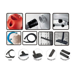 Geepas GVC19026 Vacuum Cleaner, 20L 2800W - Red & Black - Slide 3