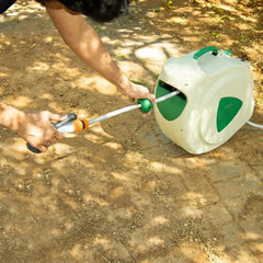 Geepas GWH59056 Auto-Retracting Water Hose Reel with Level Track and Swivel Mounting Bracket, 30m 1/2” - Slide 5