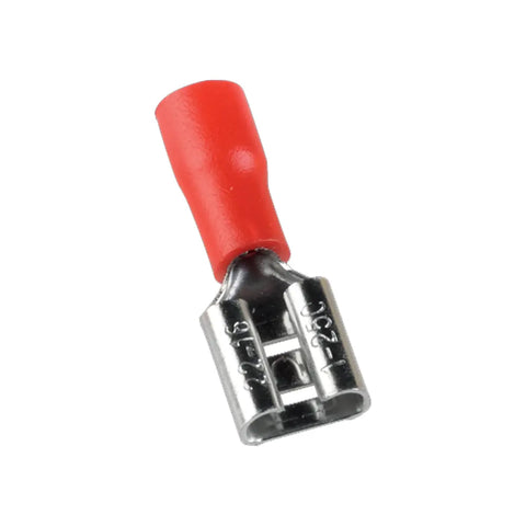 Giffex FDD 1.25-250 Female Quick Disconnect, Crimp, PVC Insulated Terminal 100 pcs - Red