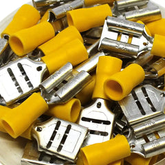 Giffex FDD5.5-375 Female Quick Disconnect Crimp, PVC Insulated Terminal 100 pcs - Yellow - Slide 2
