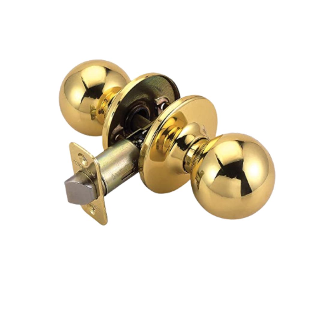 KRUKER 6871PB-ET Entrance Lock - Brass