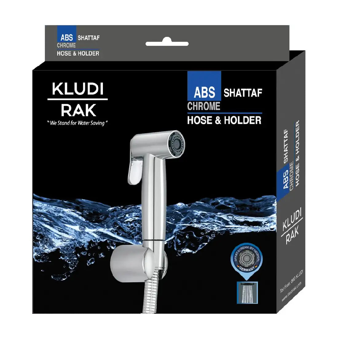 Kludi Rak ABS Shattaf Hose Chrome RAK32007 09 In Dubai UAE NQCART kludi-rak-abs-shattaf-hose-chrome-rak32007-09-in-dubai-uae-nqcart