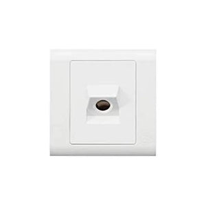 MK Essentials MV1080WHI 1G 25A Front Flex Outlet