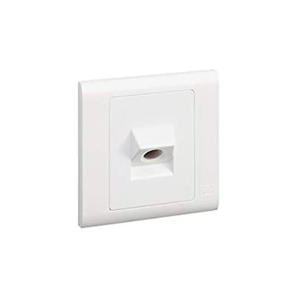 MK Essentials MV1080WHI 1G 25A Front Flex Outlet White