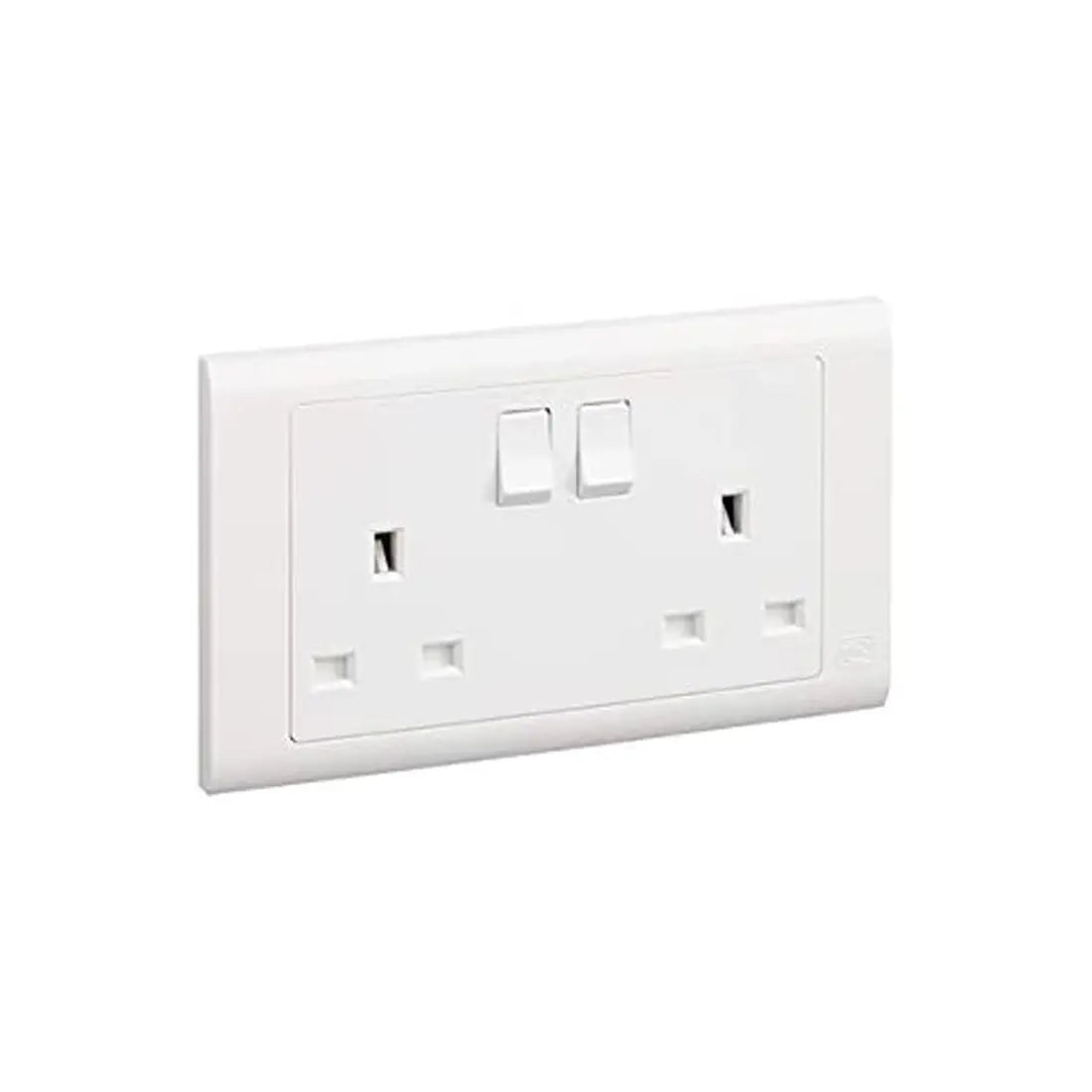 MK Essentials MV2747WHI 13A 2G SP Switch Socket - White