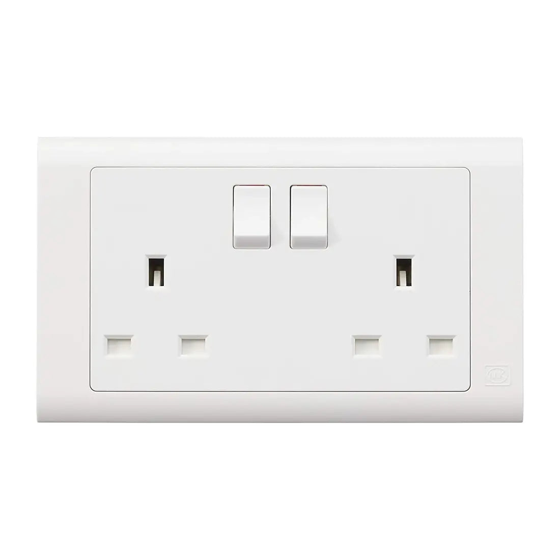 MK Essentials MV2747WHI 13A 2G SP Switch Socket - White