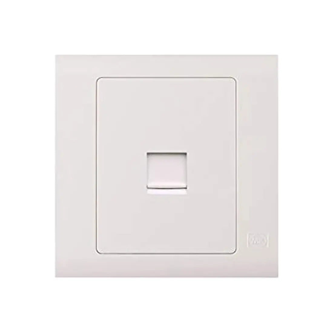 MK Essentials MV428WHI 1G RJ45 CAT6 Single Port Data Outlet Socket - White