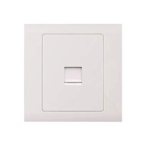 MK Essentials MV428WHI 1G RJ45 CAT6 Single Port Data Outlet Socket - White