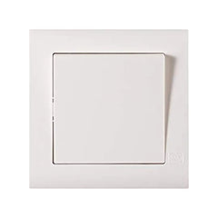 MK Essentials MV4781WHI 10AX 1G 2Way Switch, Wide Rocker - White - Slide 1
