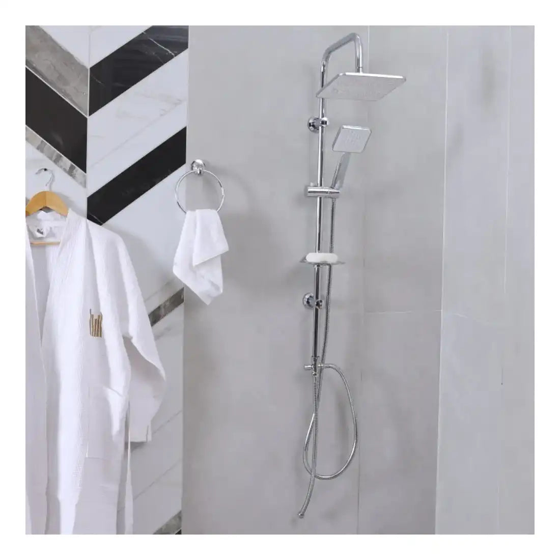 Milano ARDA Stainless-Steel Square Shower Column