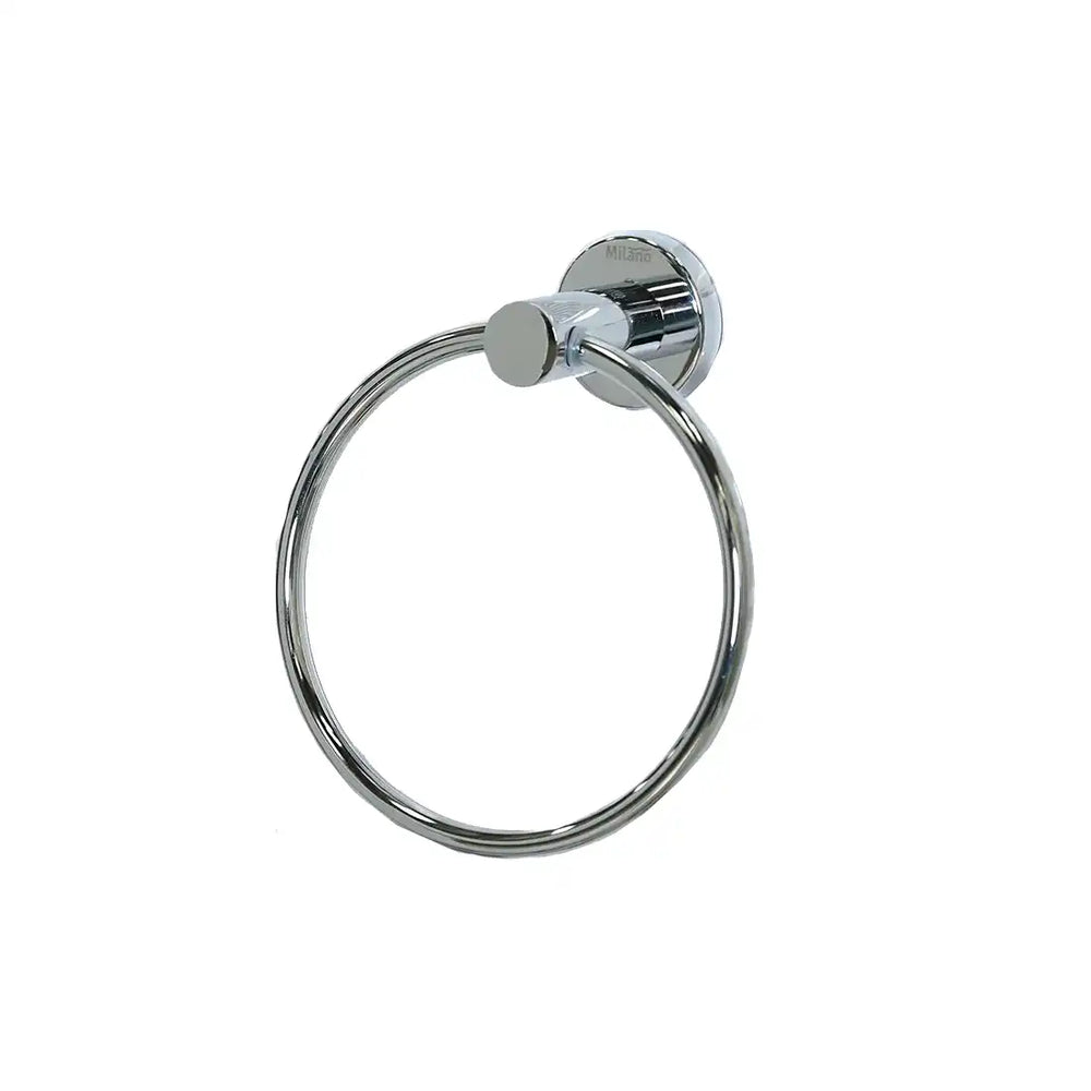 Milano Kika Towel Ring Chrome Finish